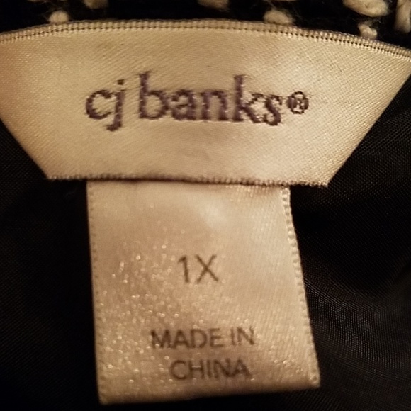 Cj Banks  1xl sparkle plaid blazer - Picture 7 of 8